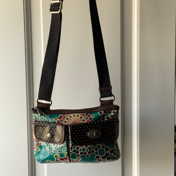 Fossil Key-Per Multicolored Handbag - Picture 2 of 7